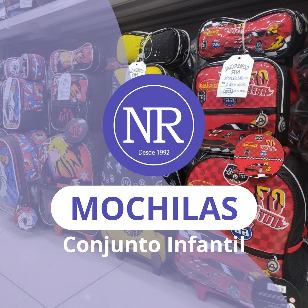 Mochilas Conjunto Infantil Cel